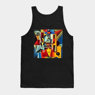 Abstract Cubism Mind's Eye Tank Top